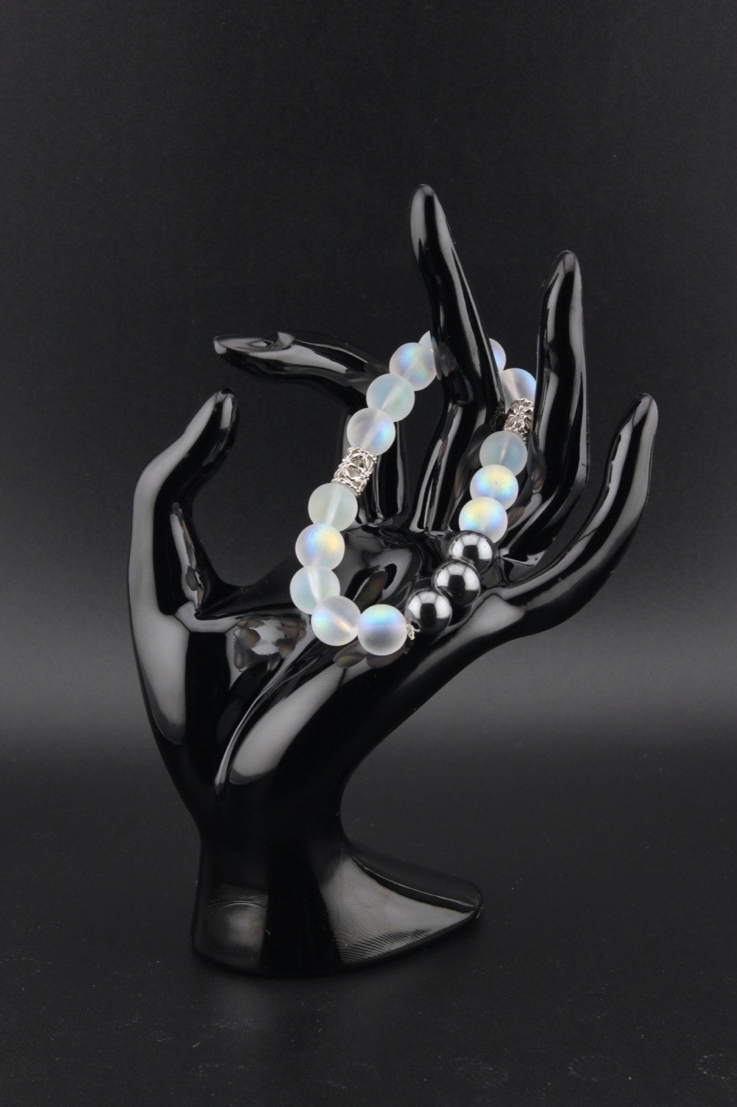 Moon Glow Hematite Bracelet