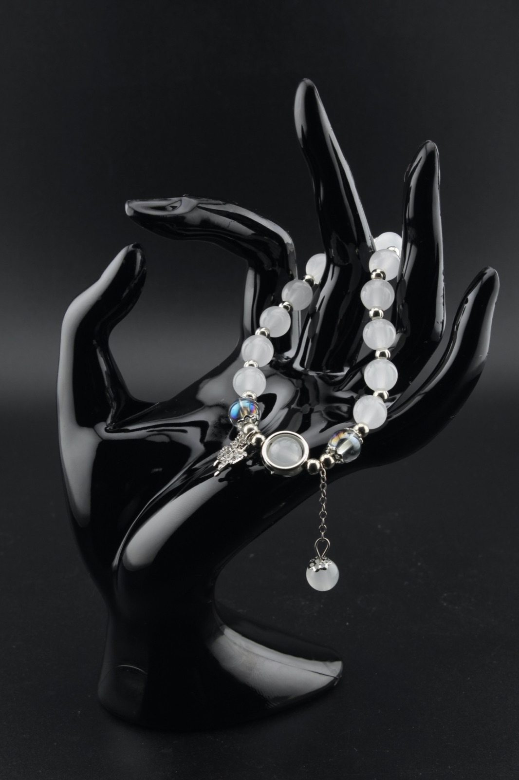 Frosted Butterfly Charm Bracelet