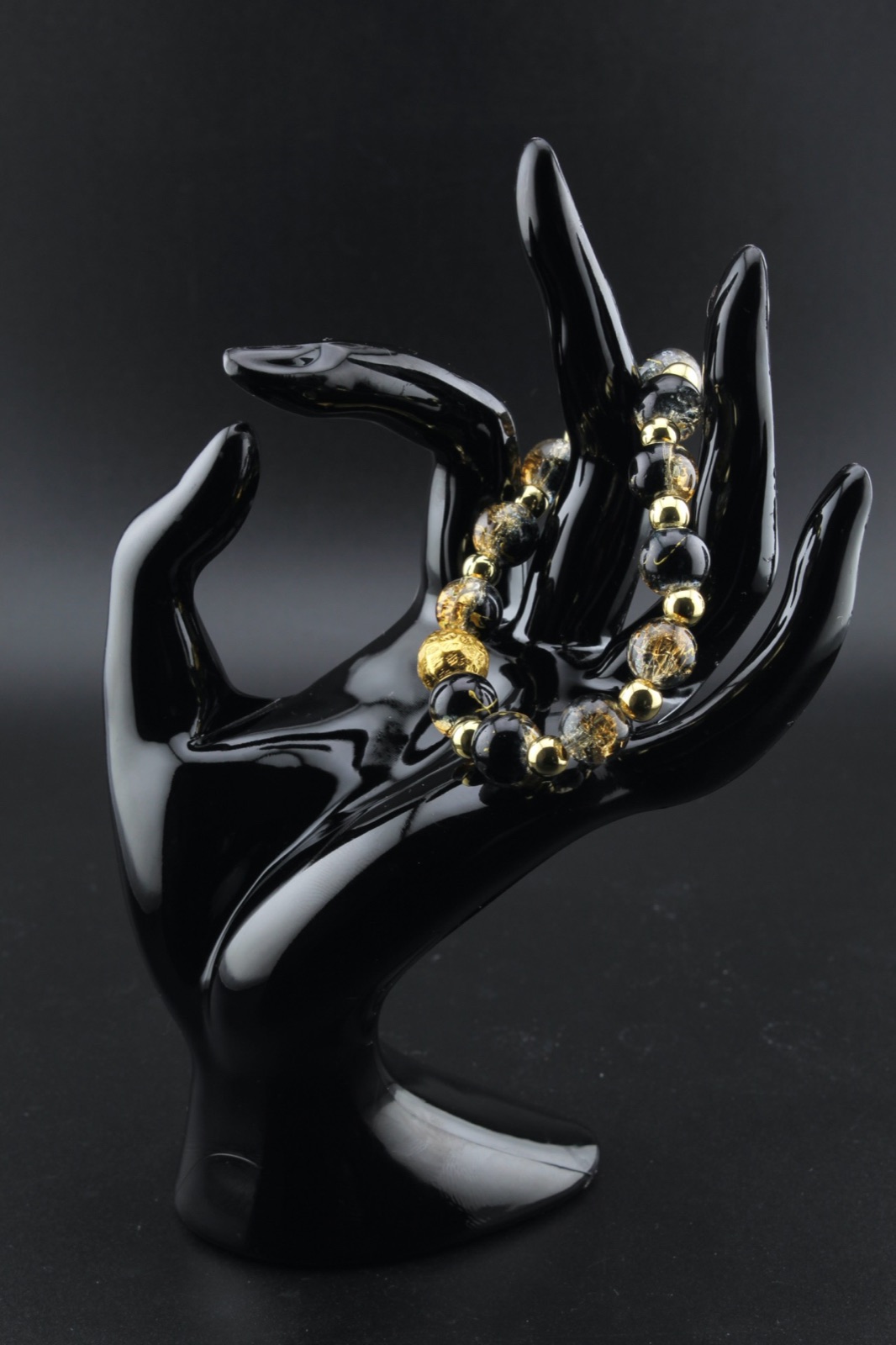Midnight Gold Fleck Bracelet