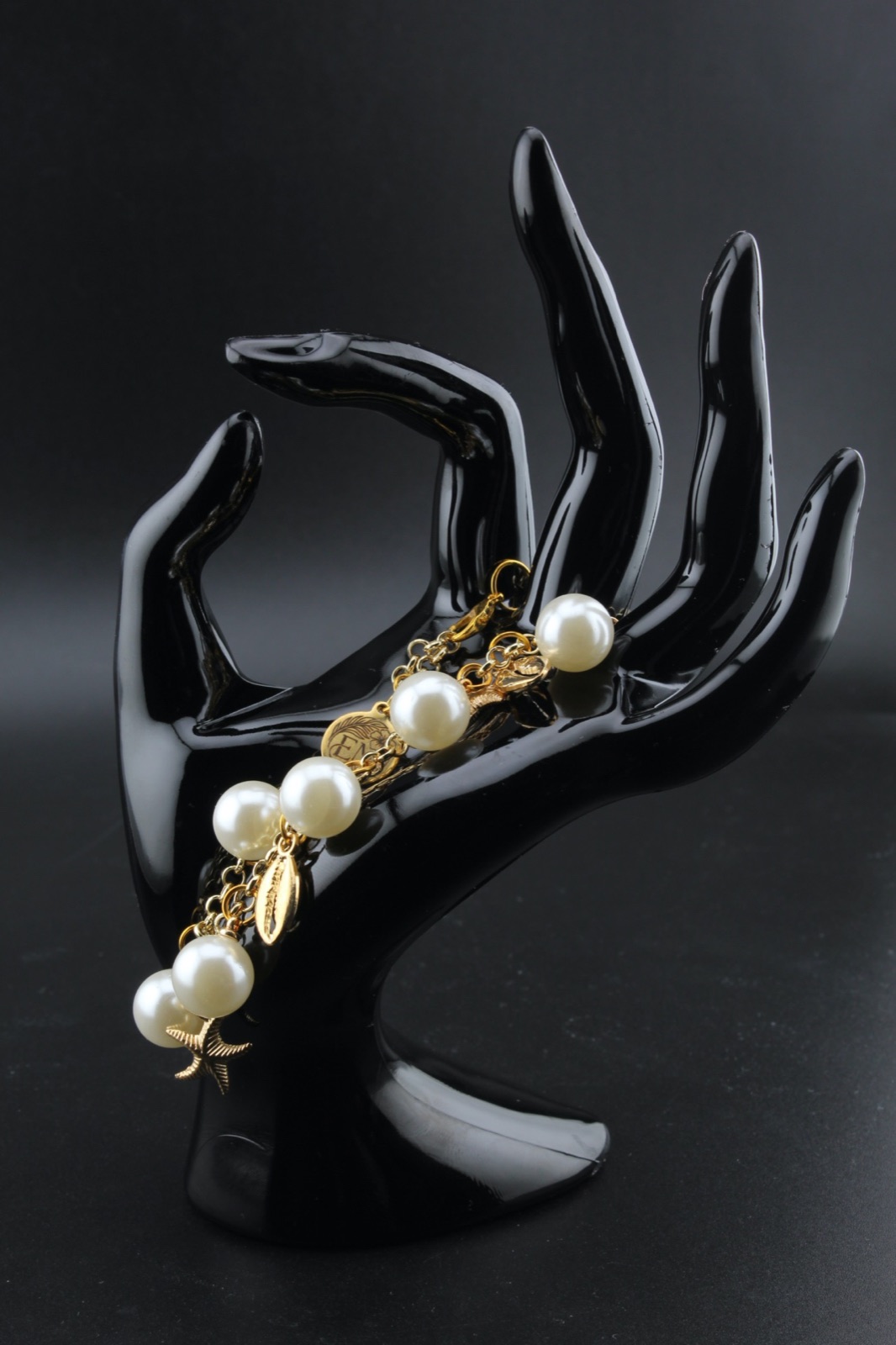 Starfish & Pearl Chain Bracelet