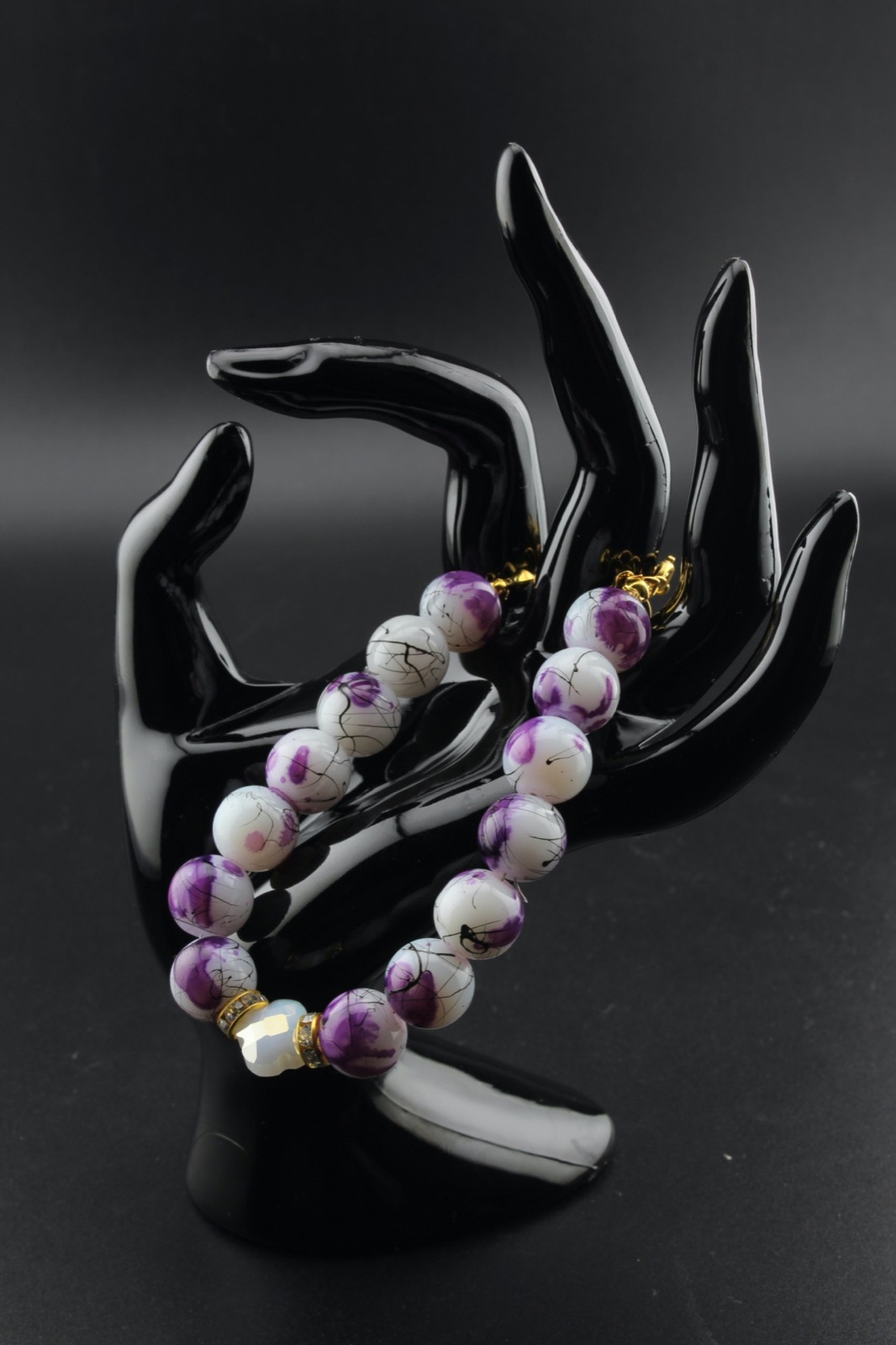 Orchid Splatter Bracelet
