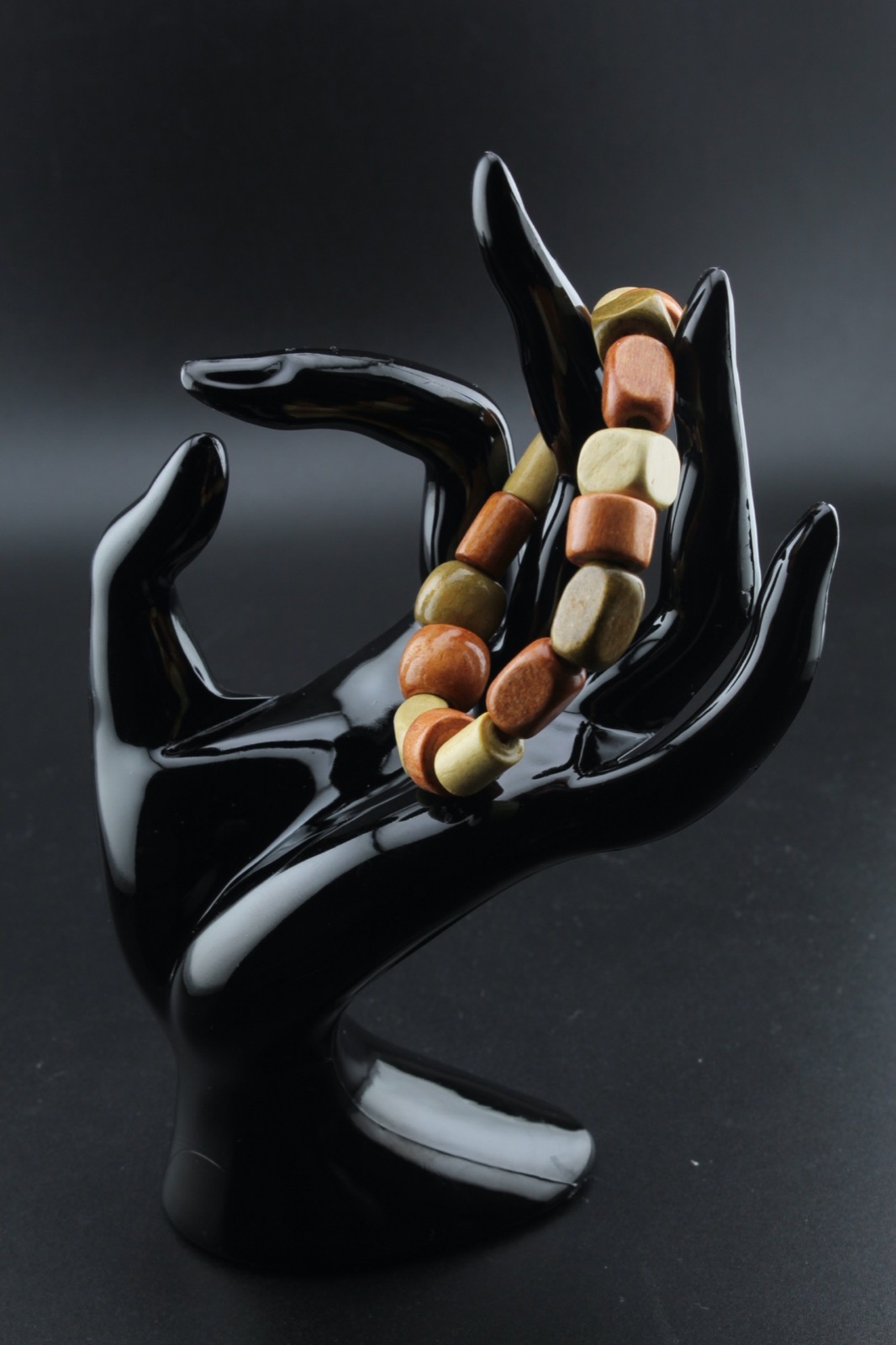 Terracotta Grove Wood Bracelet