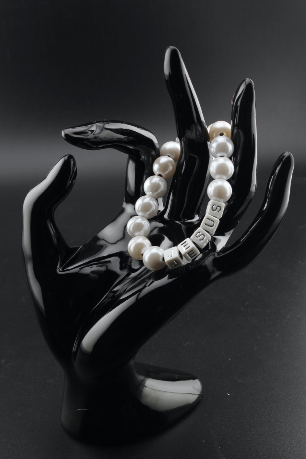 Pearl of Faith Letter Bracelet
