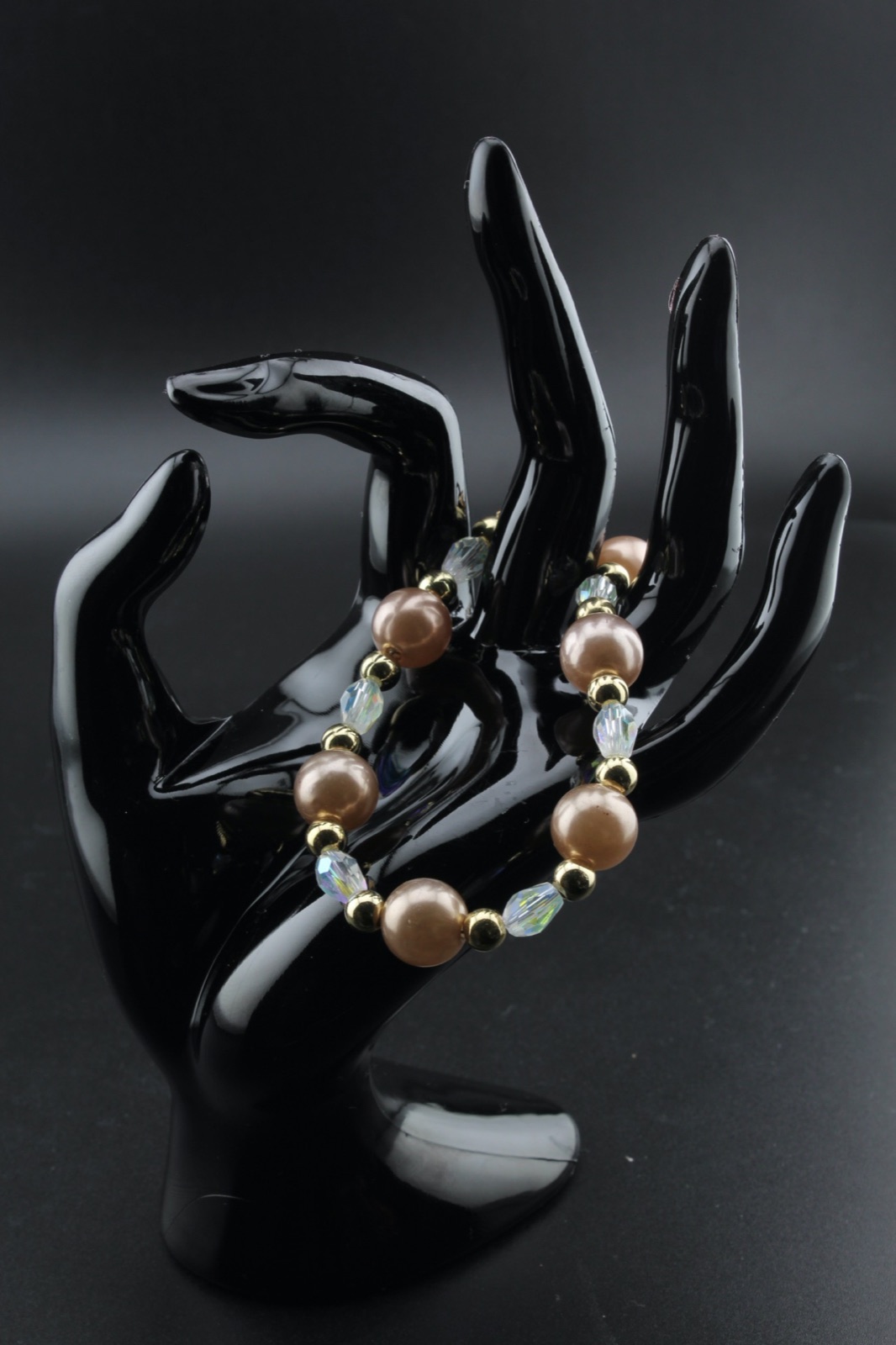 Mocha Pearl Shimmer Bracelet
