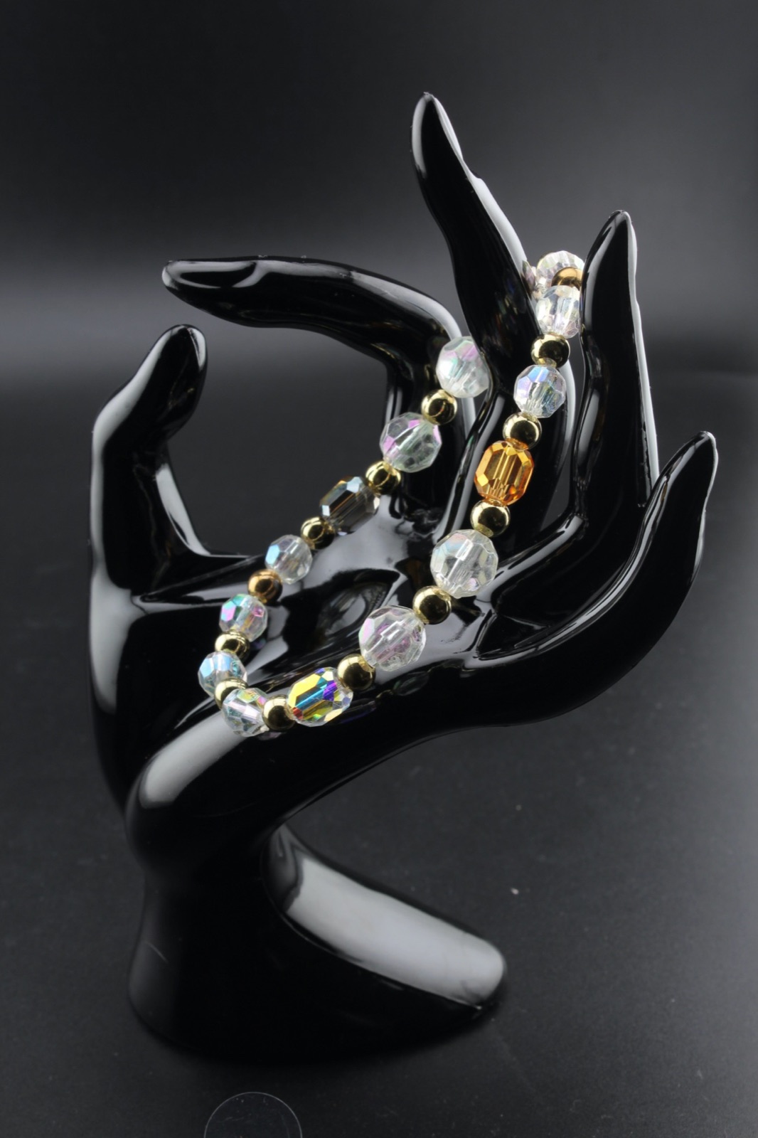 Topaz Glint Crystal Bracelet