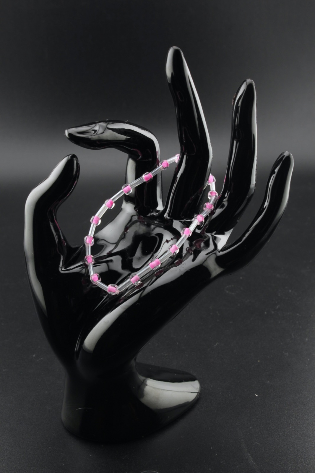 Whisper Pink Glass Bracelet